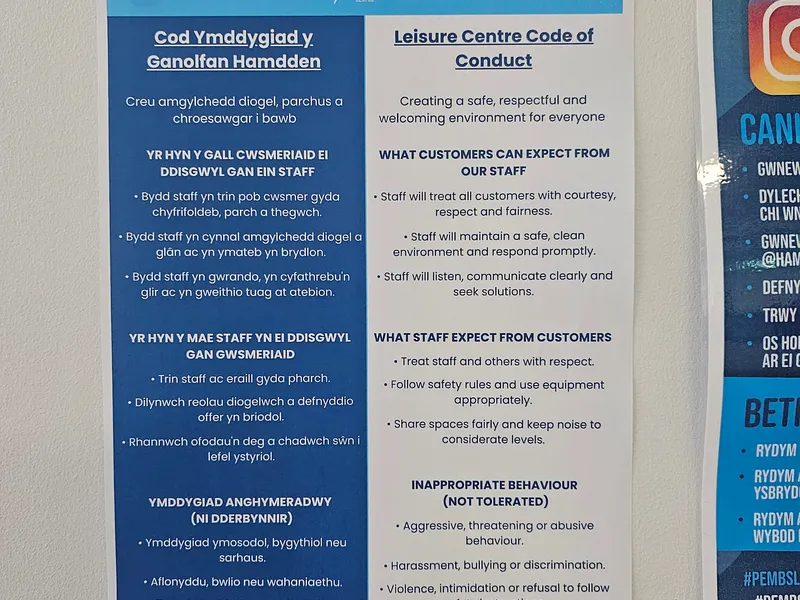 Tenby Leisure Centre / Canolfan Hamdden Dinbych-y-Pysgod